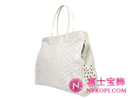 ゴヤール　HARDY PM　トートバッグ（ホワイト）HARDY-PM50-BLANCHE-NOIR
